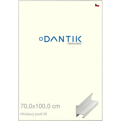 DANTIK rám na obraz 70 x 100 Dýha bílá