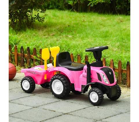 Multistore Traktor ružové