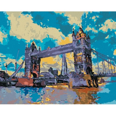 Zuty Malování podle čísel TOWER BRIDGE V LONDÝNĚ