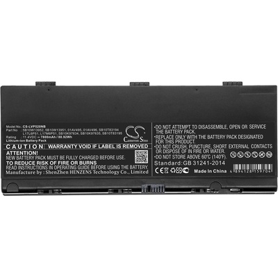 Cameron Sino LENOVO ThinkPad P52 C00, 01AV495, L17L6P51, LiIon, 11.4V, 7800mAh, CAMERON SINO (CS-LVP520NB)