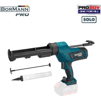 BORMANN Акумулаторен пистолет за силикон Bormann BBP3610, 20 V, 2 Ah, 600 мл, 4500 N (036340 033059 032977) (036340 033059 032977)