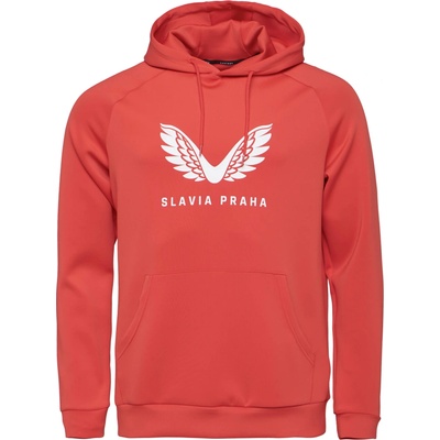 Castore Slavia Prague Presentation Scuba Logo Hoodie červená