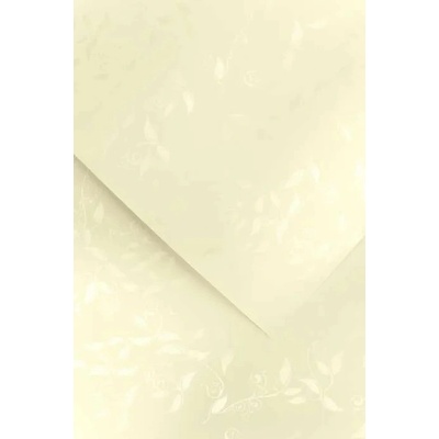 Galeria Papieru ozdobný papír A4 230 g 20 ks Liana ivory