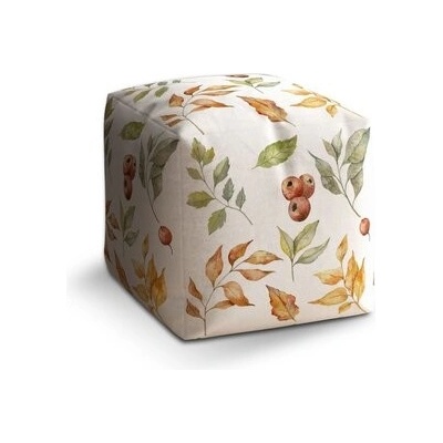 Sablio Taburet Cube Barvy podzimu: 40x40x40 cm