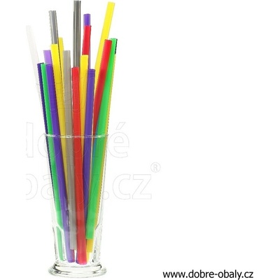 Probal Slámky Jumbo znovu použitelné 250 x 8 mm 500 ks