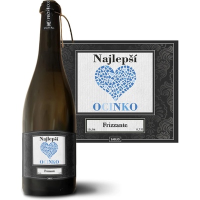Sablio Najlepší otecko Prosecco biele suché šumivé víno 10,5 % 0,75 l (holá fľaša)