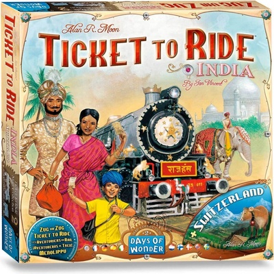 Days of Wonder Ticket to Ride: India and Switzerland