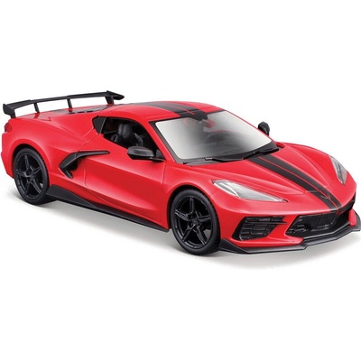 Maisto MA-31534R Chevrolet Corvette Stingray Coupe 2021 červená 1:24
