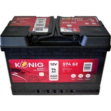 König Basic K57462 12V 74Ah 650A