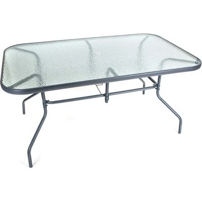 HAPPY GREEN Stůl zahradní se skleněnou deskou VERRE 150 x 90 cm – Zboží Dáma