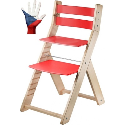 Wood Partner Rostoucí židle Sandy lakovaná / červená