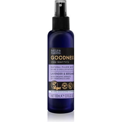 Baylis & Harding Goodness Sleep Beautifully Мъгла за възглавница за спокоен сън Lavender & Bergamot 100ml