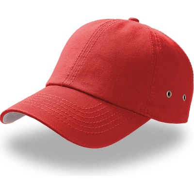 Atlantis Headwear Aktion 6 panelová baseballová COT33056000499 red Červená