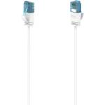 Hama Мрежов кабел HAMA Flexi-Slim, U-UTP CAT 6a, 10 Gbit-s, RJ-45 - RJ45, 3.0 m, Бял