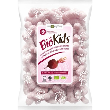 BioKids Царевичен снакс с червено цвекло за деца Без глутен и сол 55г