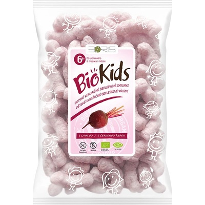 BioKids Царевичен снакс с червено цвекло за деца Без глутен и сол 55г