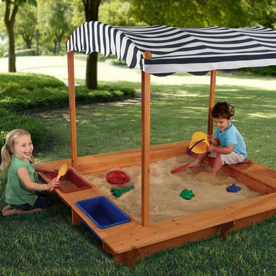 Kidkraft Luxusné detské pieskovisko so slnečníkom 160 x 150 cm
