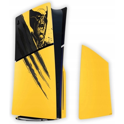 PlayStation 5 Console Cover - Marvels Wolverine: Battle Yellow Limited Edition