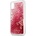 GUESS Glitter Hard Case - дизайнерски кейс с висока защита за Apple iPhone XS, iPhone X (розов)