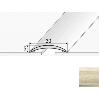 Effector A03 Prechodový profil DUB BIELENÝ 2,7 m
