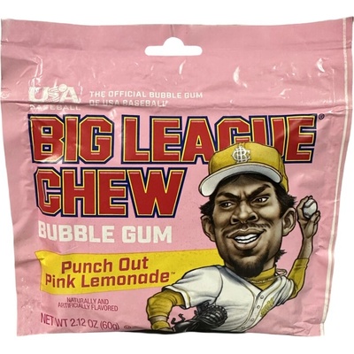 Big League Chew Bubble Gum Pink Lemonade 60g