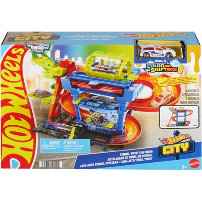 Mattel Hot Wheels City automyčka měnící barvu HNT80
