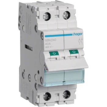 HAGER ТОВАРОВ ПРЕВКЛЮЧВАТЕЛ 2p/40a/230v (m040011)