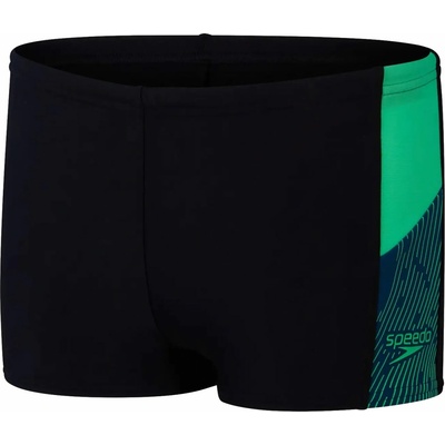 Speedo Dive chlapčenské plavky čierna,zelená