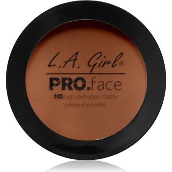 L. A. Girl Cosmetics PRO. Face HD компактна пудра с матиращ ефект цвят Warm Caramel 7 гр