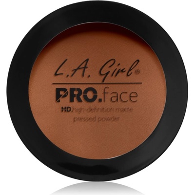 L. A. Girl Cosmetics PRO. Face HD компактна пудра с матиращ ефект цвят Warm Caramel 7 гр