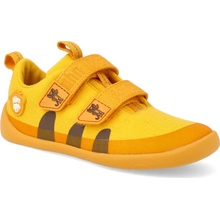 Affenzahn Barefoot tenisky Sneaker Cotton Happy-Tiger vegan žluté