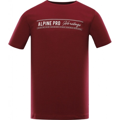 Alpine Pro ZIMIW bavlněné triko červená