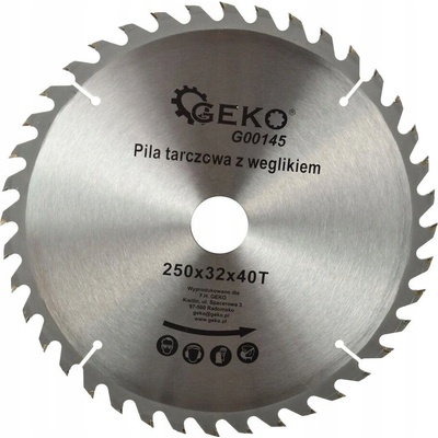 Geko G00059 Pílový kotúč na drevo 255mm 32mm 40T