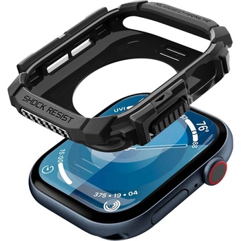 Spigen Удароустойчив кейс за Apple Watch 10 (46mm) от Spigen Rugged Armor - Черен мат (8809971234412)