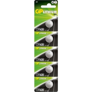 GP Batteries Бутонна клетка cr1620, литиева, 5 бр. /пакет cr1620-7u5 (cr1620-7u5)