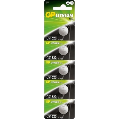 GP Batteries Бутонна клетка cr1620, литиева, 5 бр. /пакет cr1620-7u5 (cr1620-7u5)
