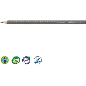 Faber-Castell Цветни моливи FABER-CASTELL Grip 2001 триъгълна сива 112472 (112472)