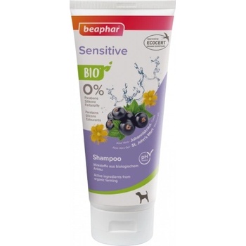 Beaphar BIO Shampoo Sensetive -Шампоан за кучета с био жълт кантарион, касис, алое вера 200 мл