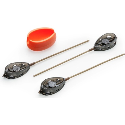 Mivardi Sada Rychlovýměnných Method Krmítek QMR Flat L Long 30 g + 40 g + 50 g + Formička