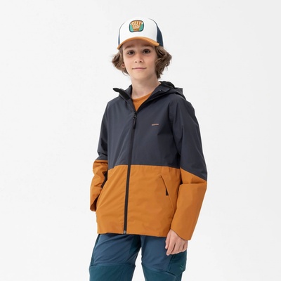 Quechua Chlapecká turistická nepromokavá bunda MH 500