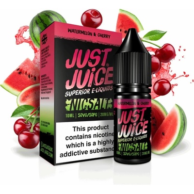 Just Juice Salt Watermelon & Cherry 10 ml 20 mg