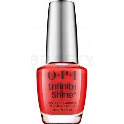 OPI Infinite Shine Silk lak na nehty s gelovým efektem Knock 'Em Red 15 ml