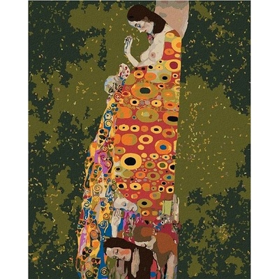 zuty Malování Podle Čísel Naděje Ii G. Klimt 80 x 100 Cm Plátno