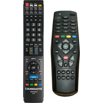 GENERAL DREAMBOX RC10, DM7020 HD, DM8000, DM800se, DM820, DM500 HD, UHD/ONE/TWO + управление на телевизор (мини телевизор) - дистанционно управление дубликат (RC10, DM7020 HD, DM8000, DM800se, DM820, DM500 HD, UHD/ONE/TWO + управление на телевизор (мини т