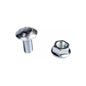 Baks Mushroom screw + barbed collar cap SGK M8X16 654041 /100pcs. /