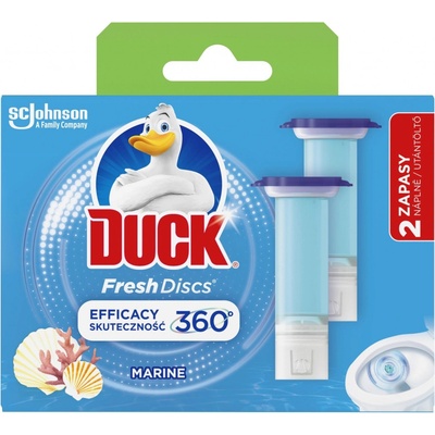 Duck Fresh Discs čistič WC Mořská vůně náhradní níplň 2 x 36 ml