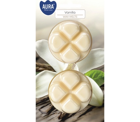 Aura Fragrances vonný vosk do aroma lampy Vanilka 2 x 20 g