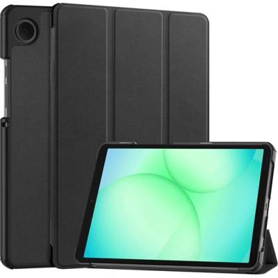 Gigapack Samsung Tab A11 LTE GIGAPACK Tok стоящ, с кожен ефект, активен FLIP, държач за настолен компютър, ЧЕРЕН GP-177298 (GP-177298)