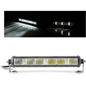  28, 4 См LED Лед Бар с Насоченa SPOT Светлина, Три Функции, Е-Mark, 30W, 2200lm, 12V-24V, Автомобил, АТВ, Джип, 4х4, SUV,