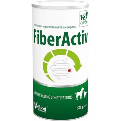 Vetfood Fiber Activ doplňky stravy a kočky 500 g